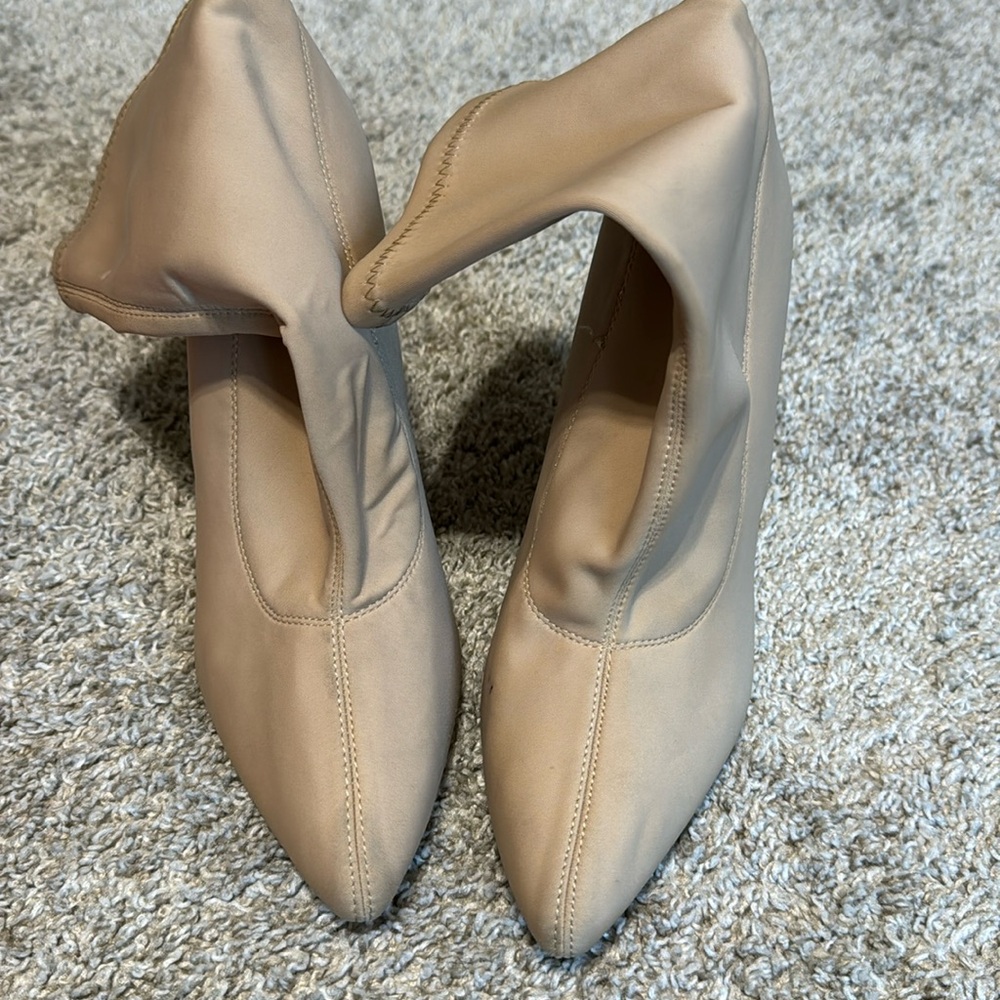Lycra Nude Booties